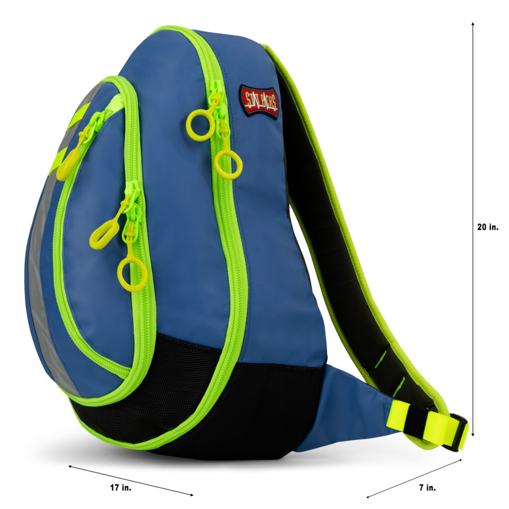G3 Classic Medslinger EMT sling Bag Blue side view
